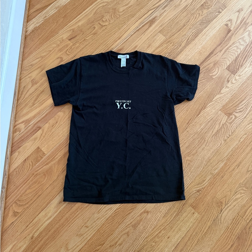 Firstport men’s cotton t shirt black shirt